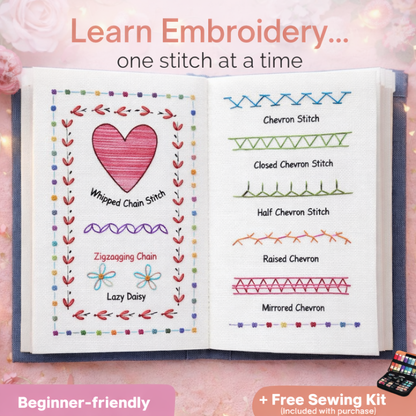 Embroidery Booklet + Kit